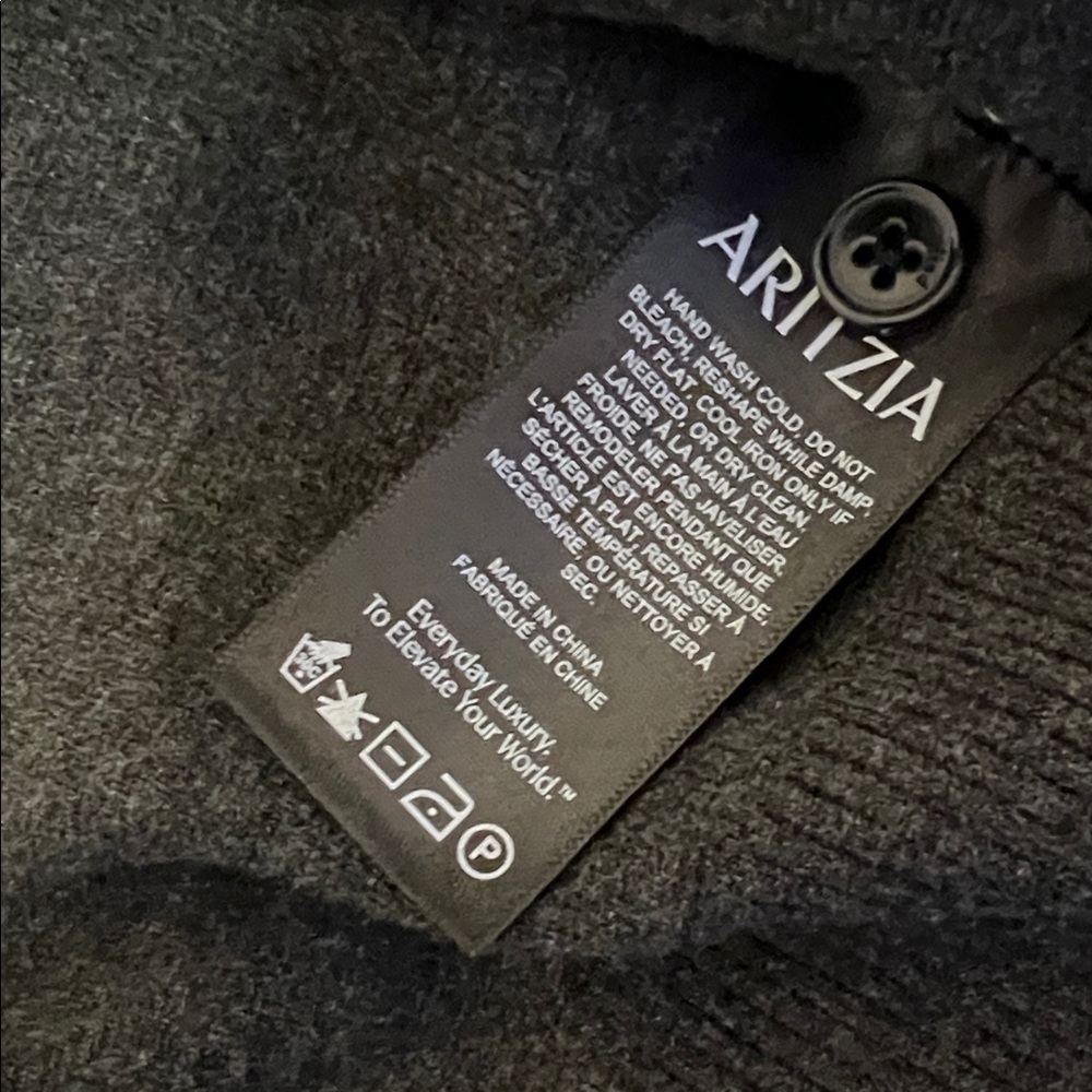 Wilfred Dark Gray Knit Cardigan - Picture 5 of 5